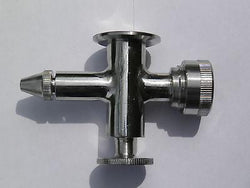 Sight Level Valve Lower w/Drain Stainless Steel SS304 Tri Clamp