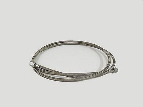 3' BY 1/2" SAE FJIC PTFE LINED BRAIDED SS304 HOSE FOR CLOSED LOOP EXTRACTORS