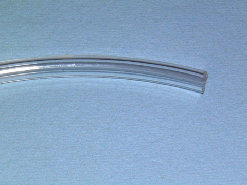 1/2" x 2ft Clear Polyurethane Air Straight Tubing, for Push to Connect Fittings