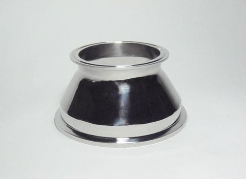 Tri Clamp, Tri Clover, Sanitary, Concentric Reducer, 304 Stainless Steel
