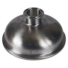 Réducteur Sanitaire Tri Clamp 304 SS - 1.5" Vers 3" - Forme Hémisphérique - Pour Industrie Alimentaire/Pharma