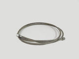 3' by 3/8" SAE Female JIC PTFE Lined Braided SS304 Hose for Essential Oil Extractors