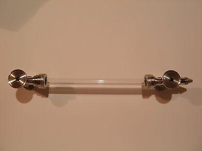 6 Foot Borosilicate Sight Level w/2 SS Valves with Tri Clamp/Tri Clover Fitting