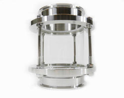 6" Tri Clamp Sight Glass with Temp Resist Borosilicate Glass