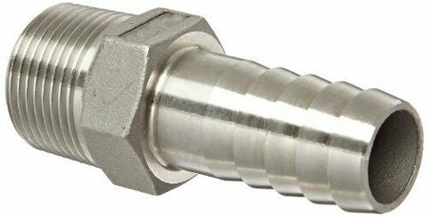 3/8" Hose Barb Adapter to 3/8" Male NPT